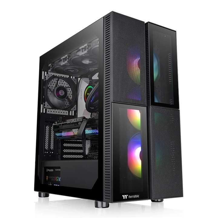 Thermaltake Versa T26 TG ARGB Midi Tower Melns