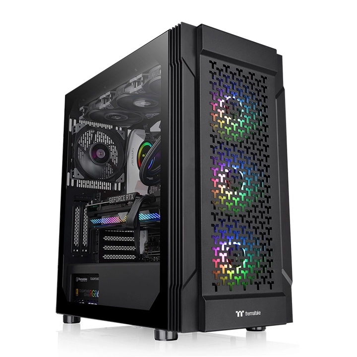 Thermaltake Versa T27 TG ARGB Midi Tower melns