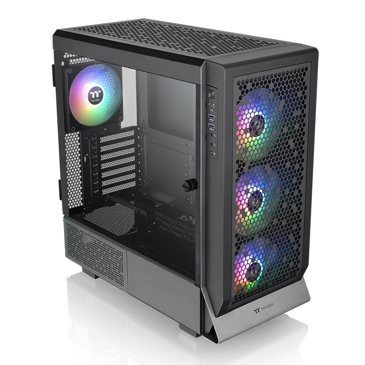 Thermaltake Ceres 500 TG ARGB Midi Tower Melns