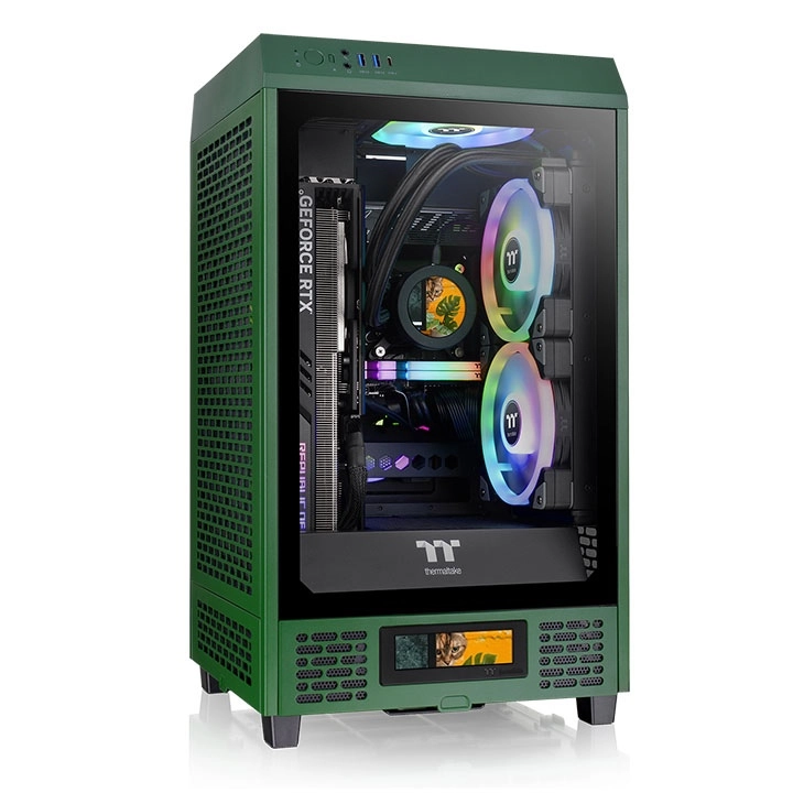 Thermaltake Tower 200 Mini Tower Green