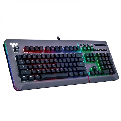 Thermaltake Level 20 RGB tastatūra Speļu USB QWERTY Angļu Sudrabs
