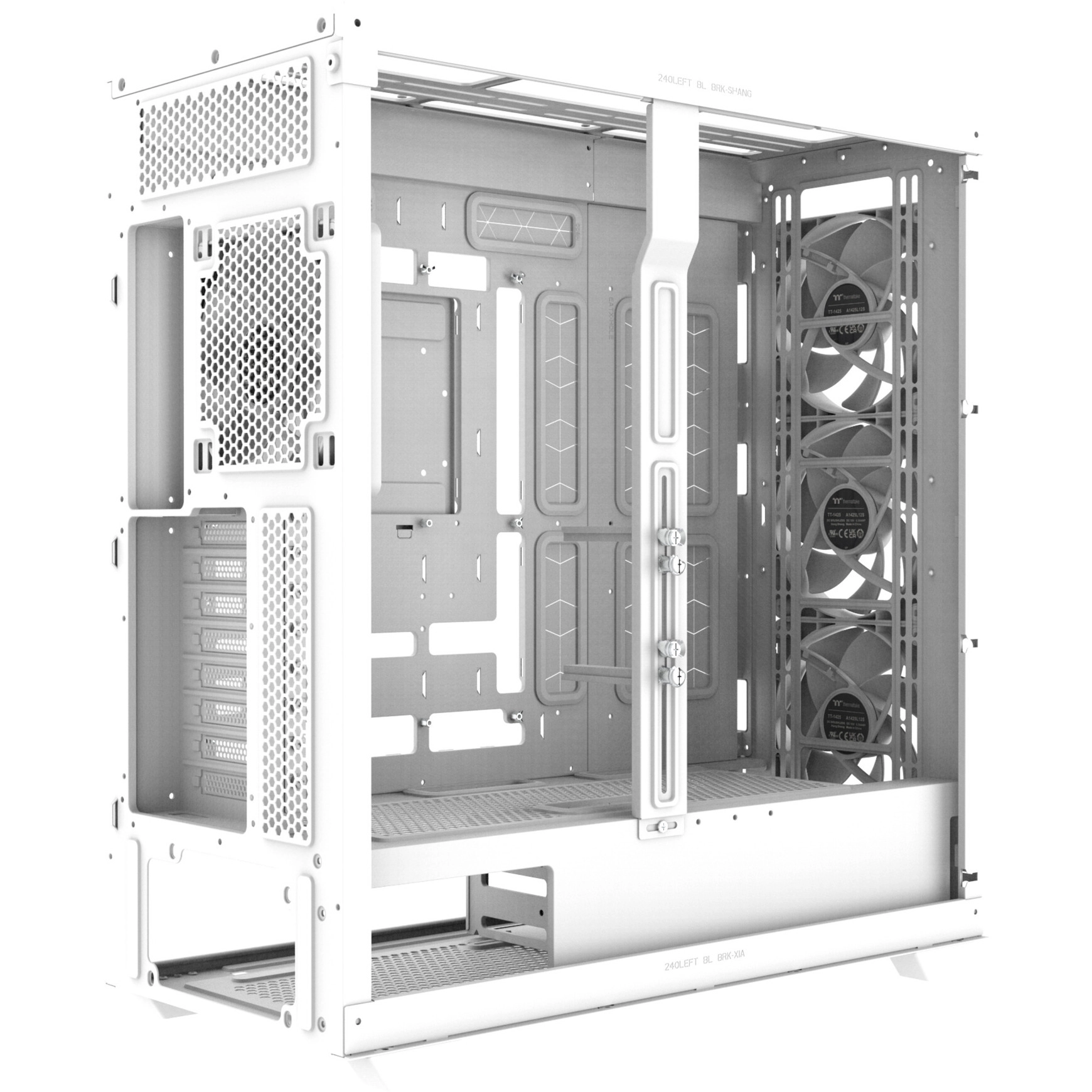 Thermaltake AX500   Big-tower case white  Tempered