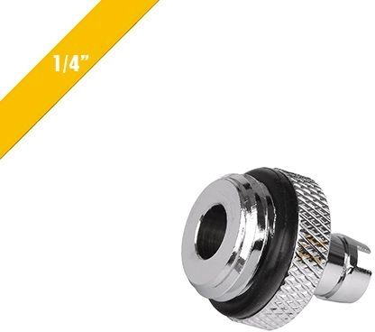 Thermaltake Pacific 1/4" ID Barbs Chrome