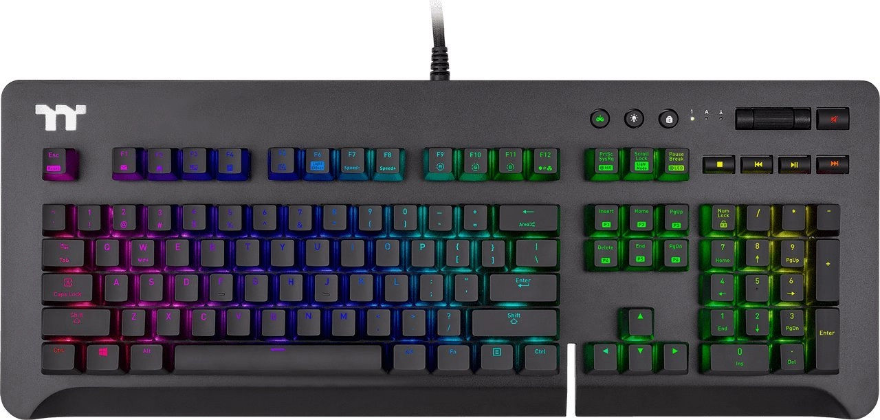 Klawiatura Thermaltake Level 20 RGB Titanium