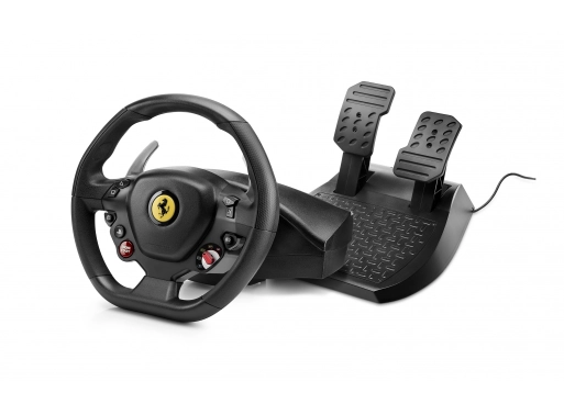 Thrustmaster T80 Ferrari 488 GTB Edition Melns Stūre + pedāļi Digitāls PC (dators), PlayStation 4, PlayStation 5