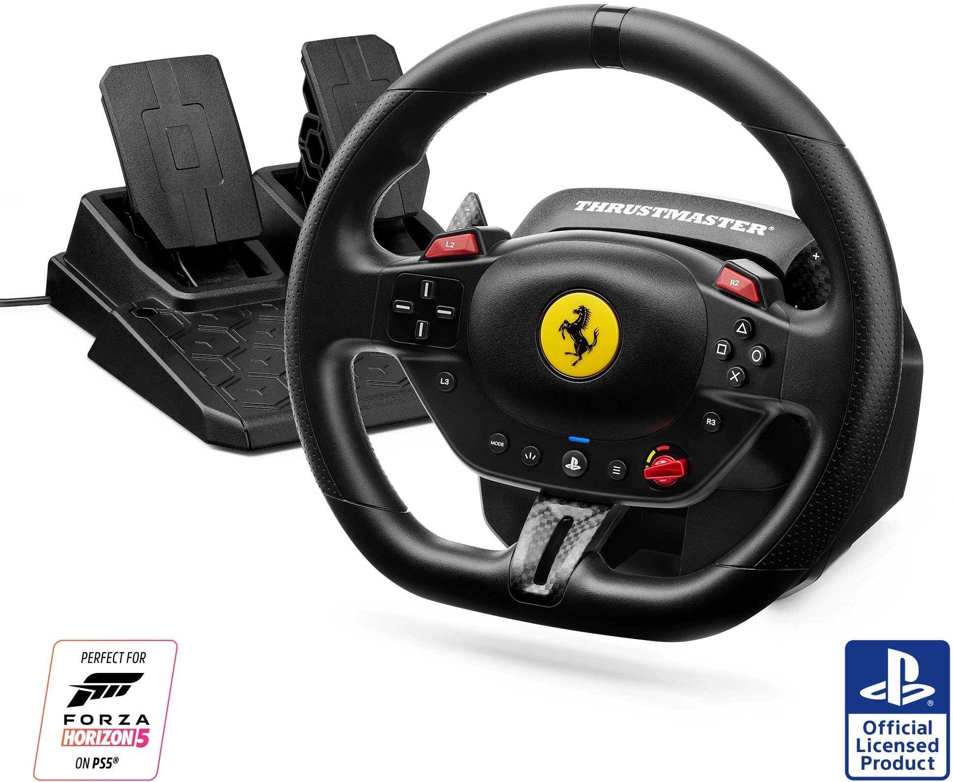 Thrustmaster Volante T98 + Pedaliera PS5/PS4/PC