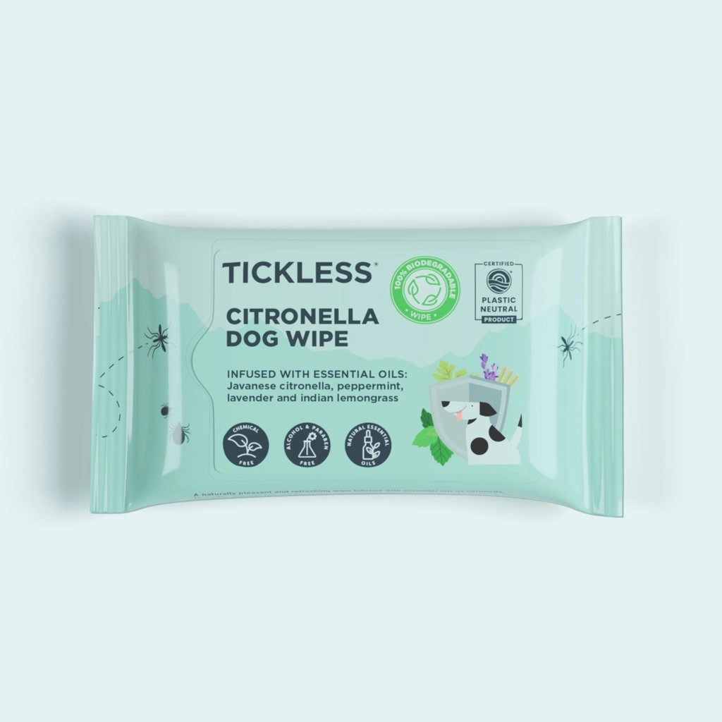 Tickless - Citronella Dog Wipes -