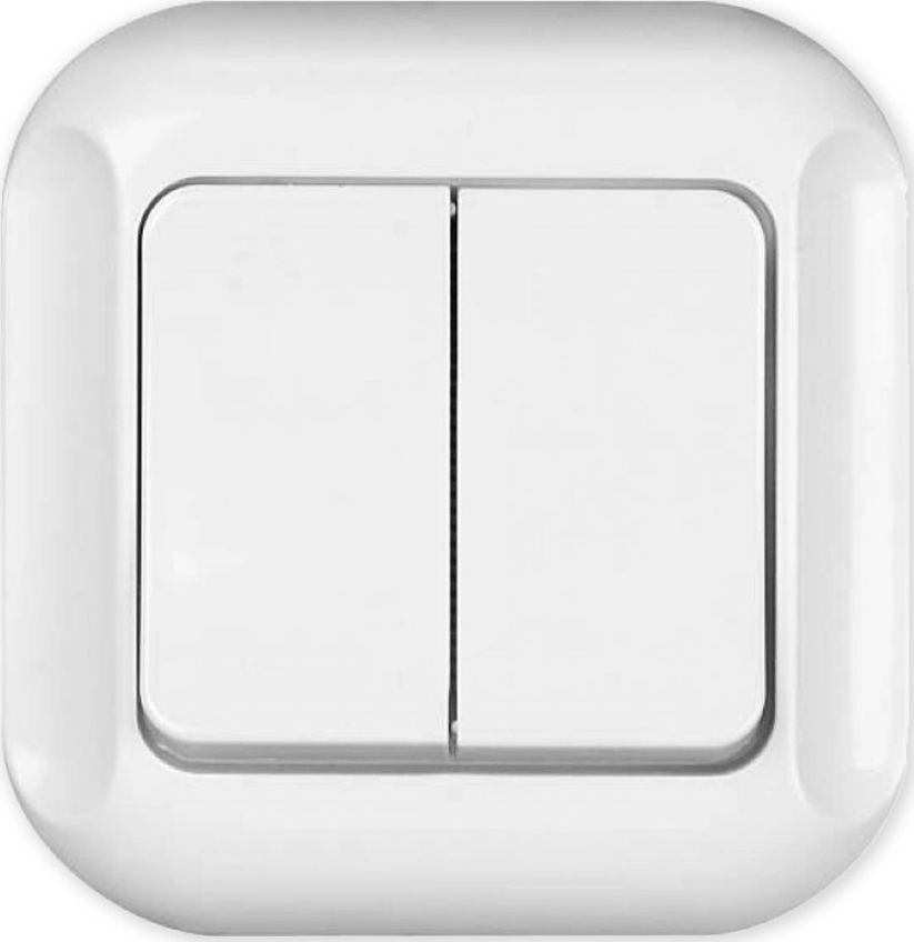 Timex TIMEX TOPAZ Double flush-mounted switch