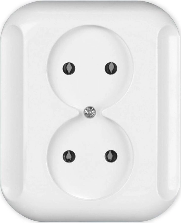 Timex TIMEX TOPAZ Double flush-mounted socket