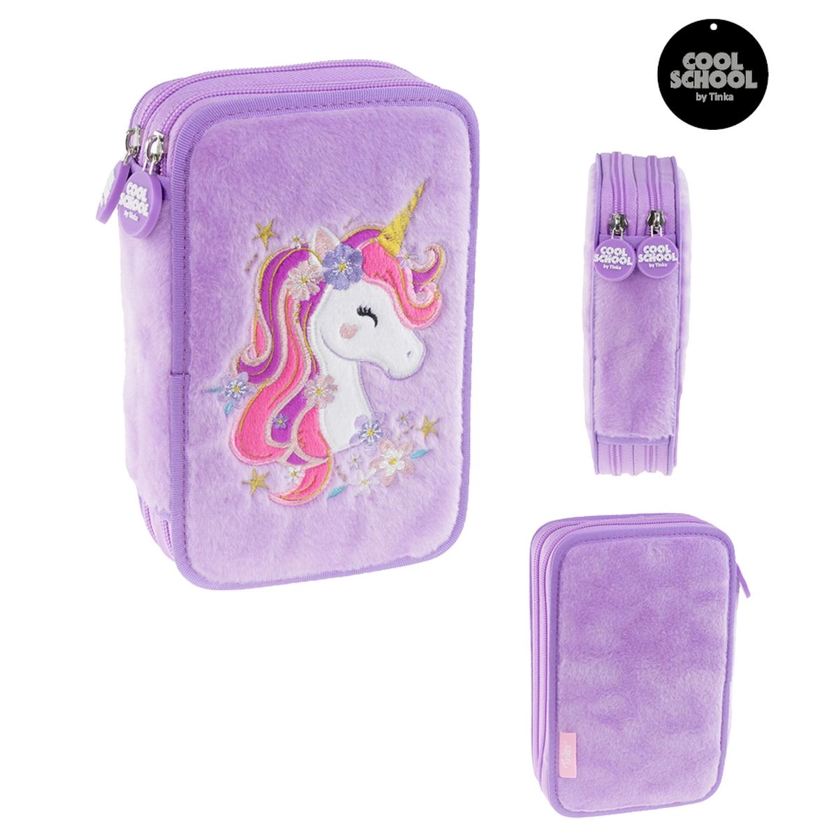 Tinka - Pencil Case Double Unicorn