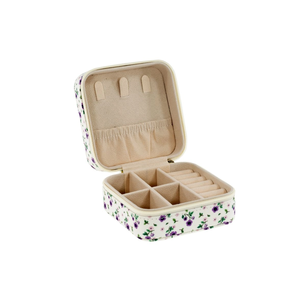 Tinka - Travel Jewellery Box White