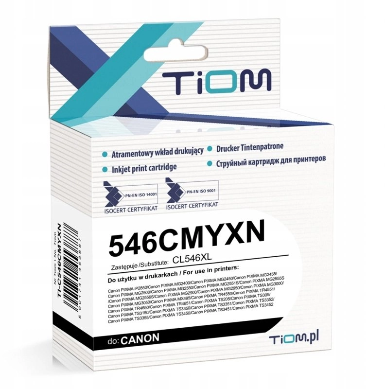 Tiom ink for Canon 546CMYXN  8288B001