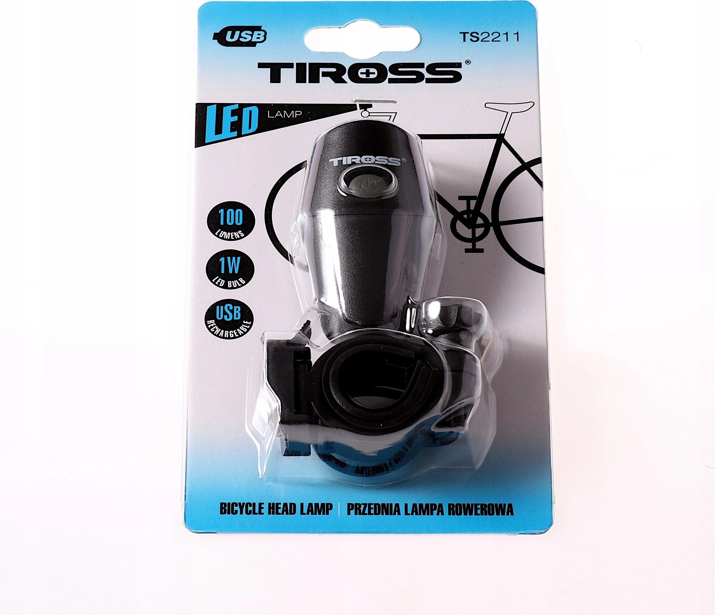 Tiross Lampka rowerowa Tiross TS-2211 6602833