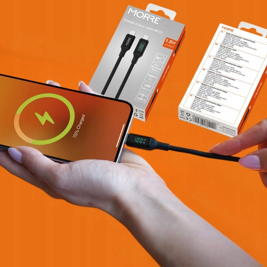 MORRE USB-C CHARGER CABLE 100W 1