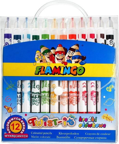 TITANUM Crayons Lead. Dial. 12 Colors