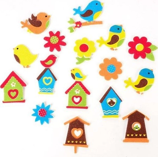 Titanum Foam stickers Birds and flowers