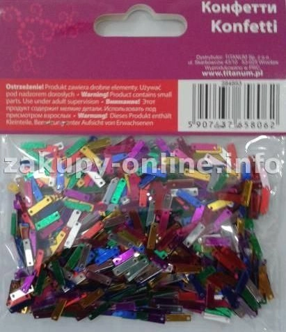 Titanum Konfetti paski mix kolorów 14