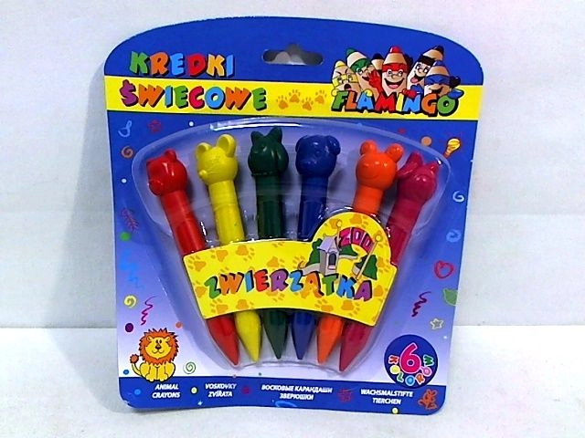 Titanum Animal crayons 6 colors Flamingo