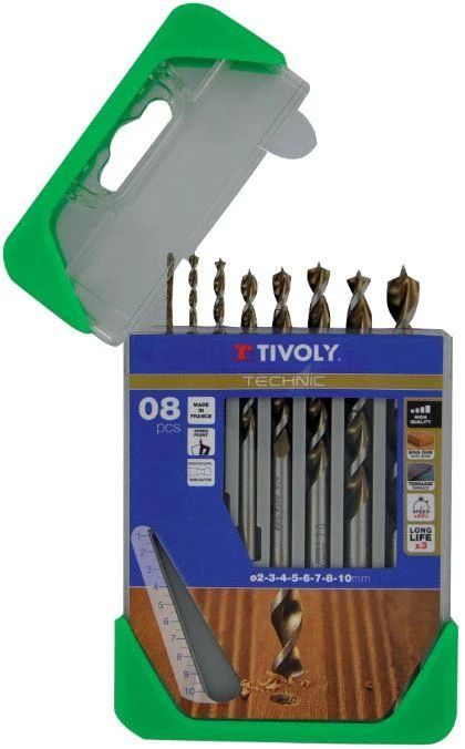 Grąžtas Tivoly Medžio grąžtų rinkinys 2