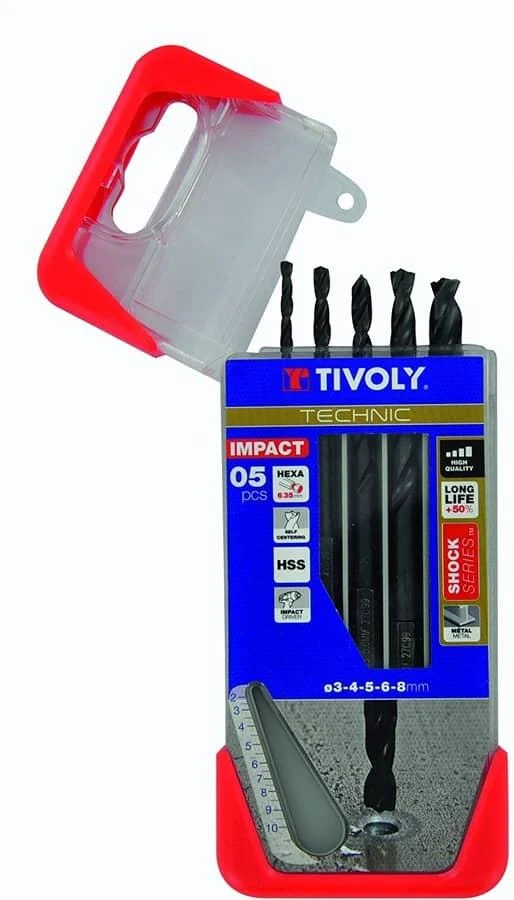 Drill Tivoli Metal drill set HSS