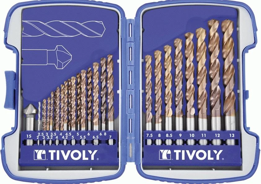 Drilled Tivoli Metal drill set FURIUS
