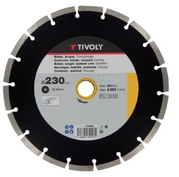 Deimantinis diskas Tivoly segment 125x22 2mm
