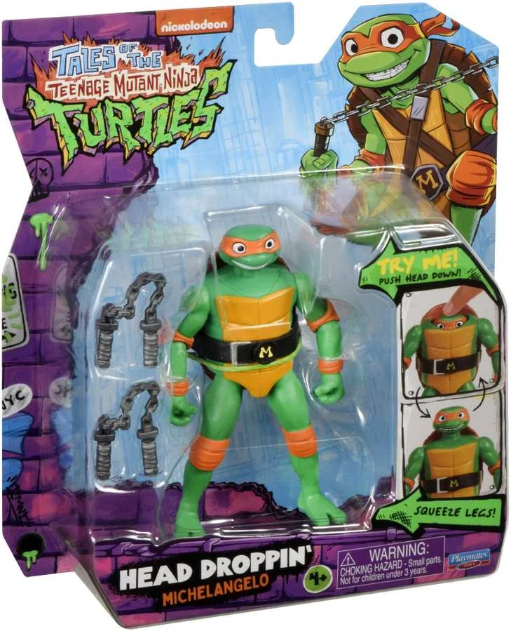 TMNT figūrėlė Head Dropping Michelangelo  83306