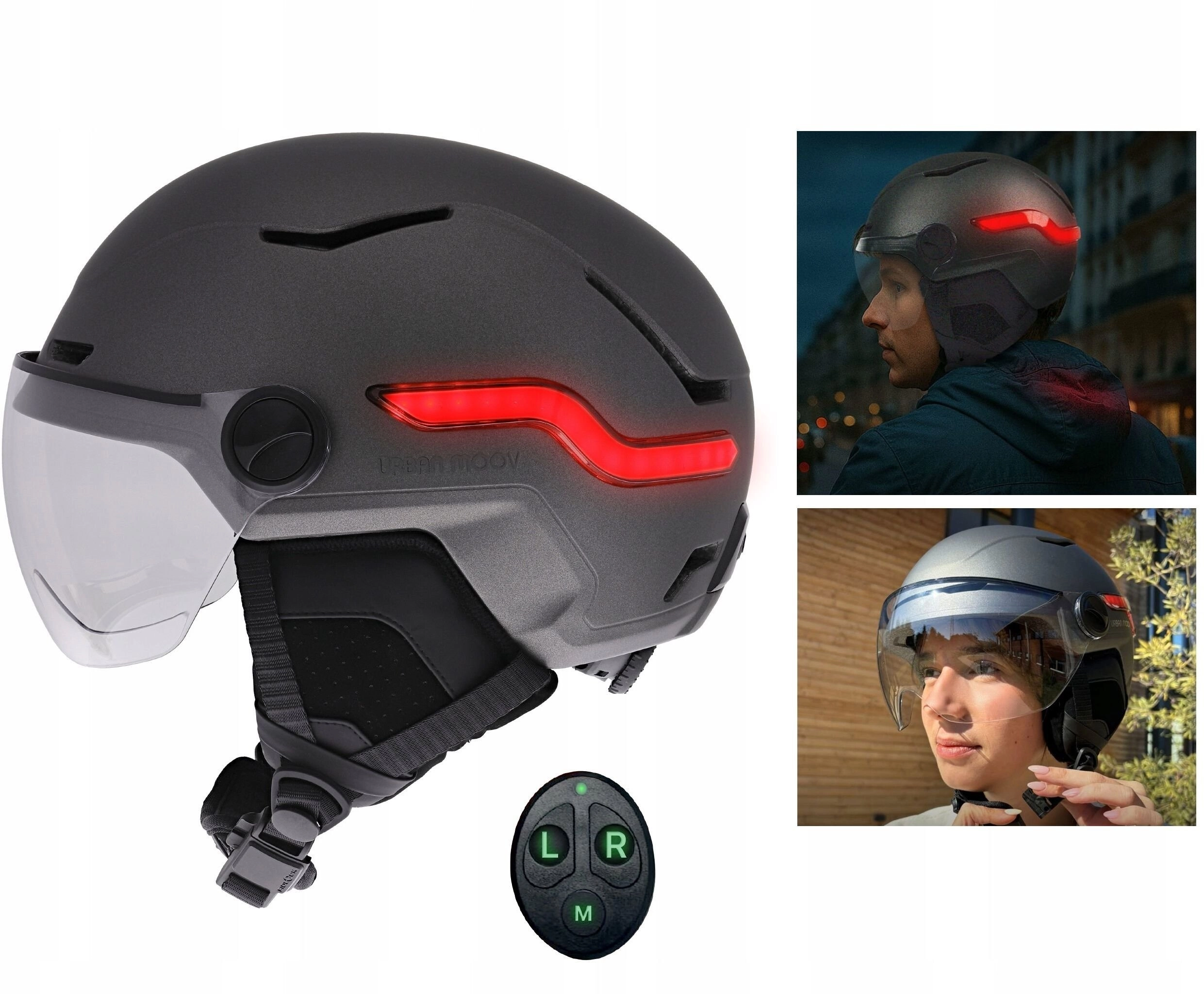 TnB Helmet Led Turn Signals Stop