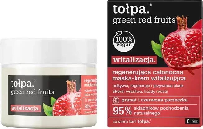 Tołpa Green witalizacja. regenerująca całonocna maska-krem