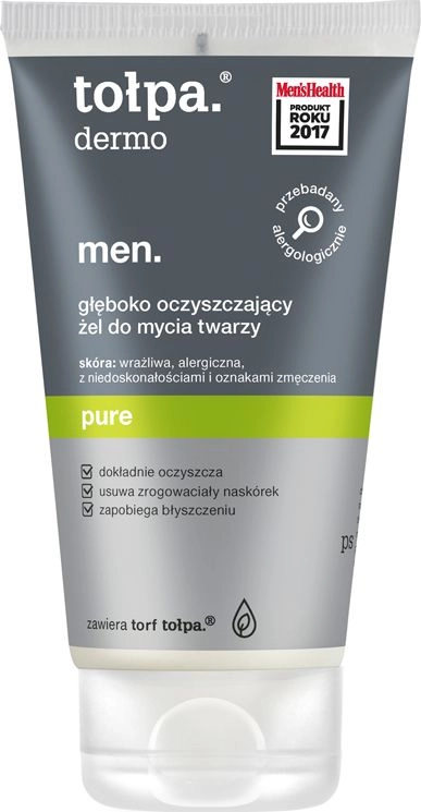 Tołpa Dermo Men. Pure  deeply cleansing