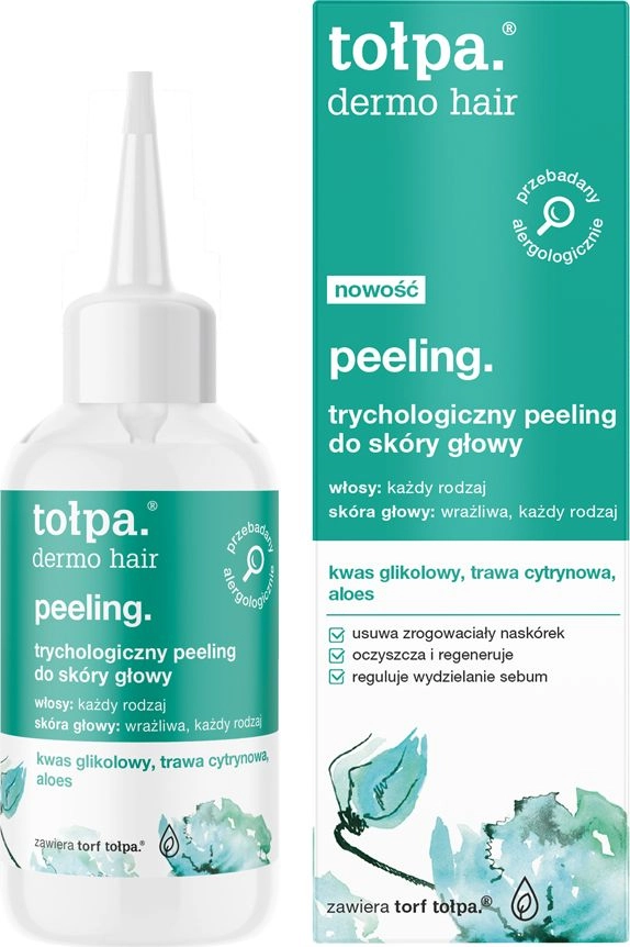 Tołpa Dermo hair peeling. Trichological scalp