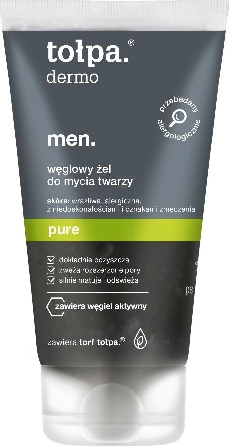 Tołpa Węglowy żel do mycia twarzy