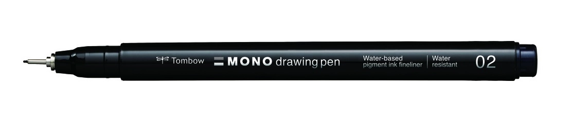 Tombow WS-EFL-H-02 fineliner Fine Black 1
