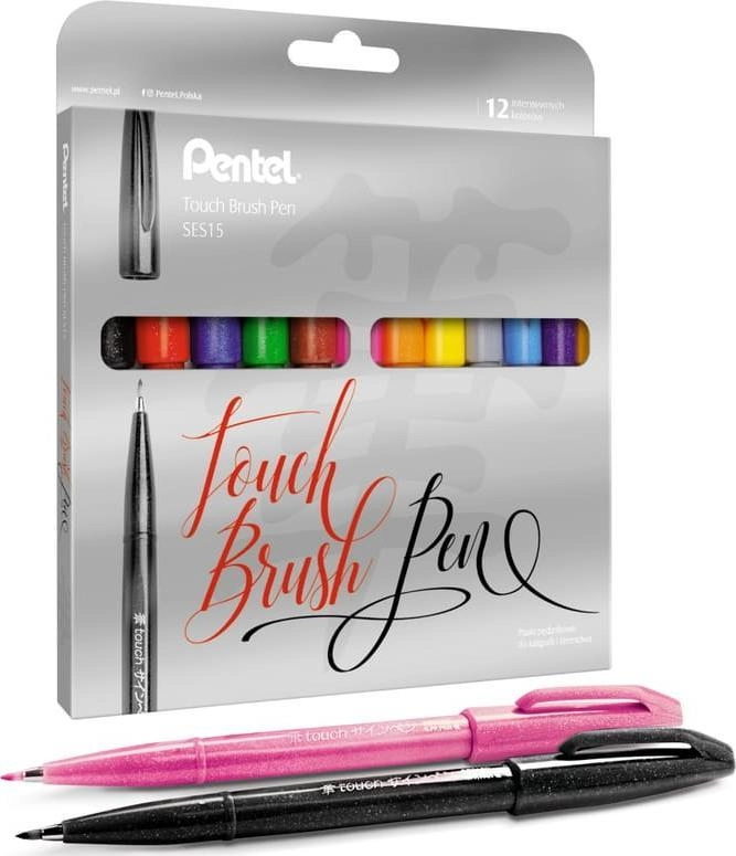 Calligraphy pens with a flexible tip