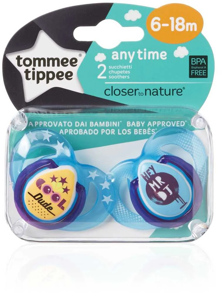 TOMMEE TIPPEE silikoniniai čiulptukai ANYTIME  2