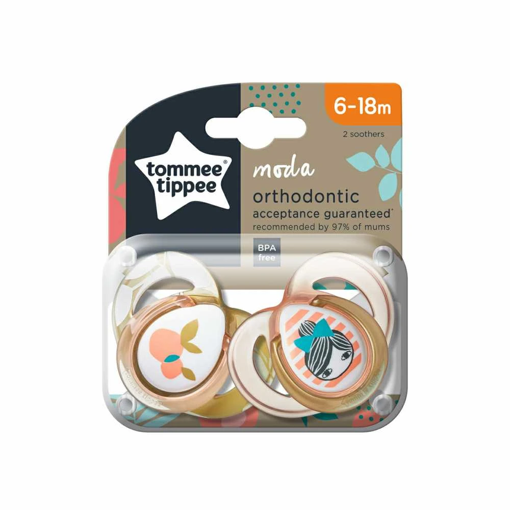 TOMMEE TIPPEE silicone orthodontic pacifiers MODA