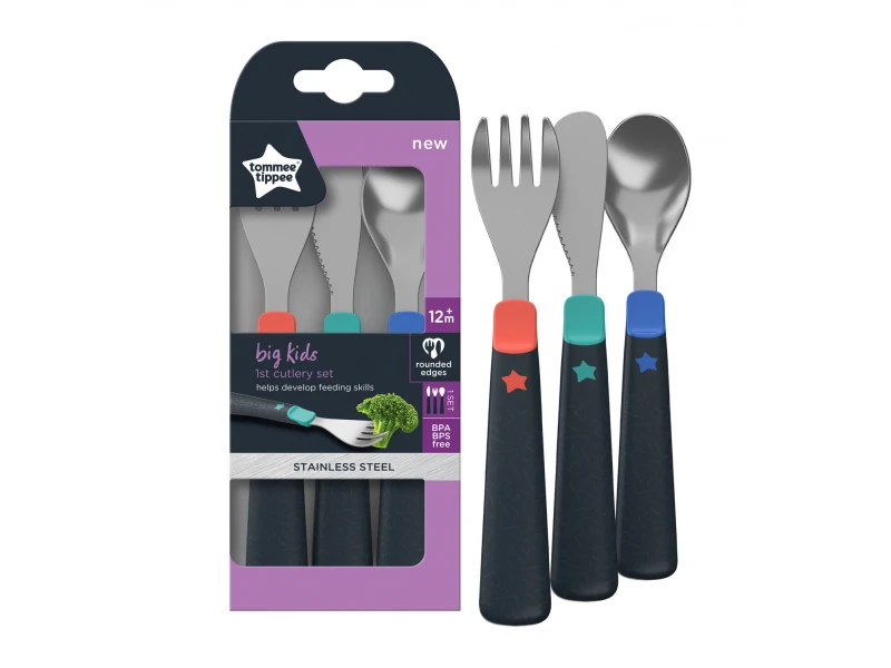TOMMEE TIPPEE metal cutlery KDS mix