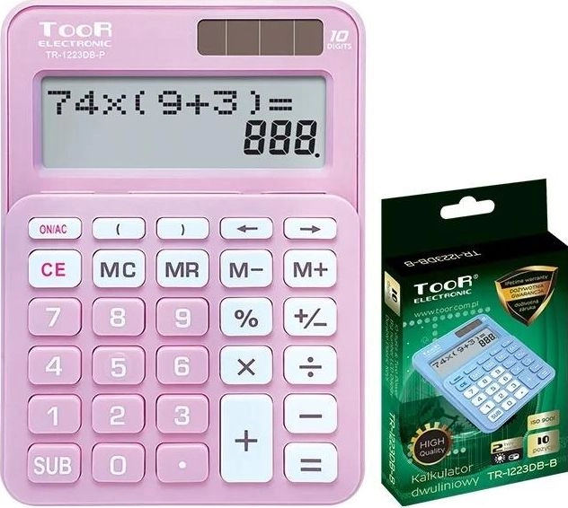 Kalkulator Toor Electronic Kalkulator dwuliniowy 10-pozyc