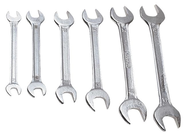 Top Tools Zestaw kluczy płasko-oczkowych 8-17mm