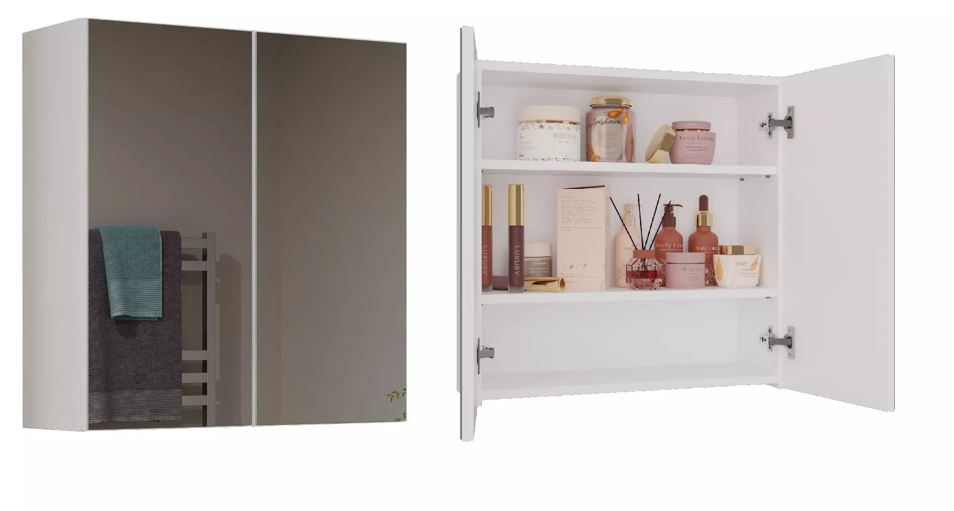 Topeshop POLA 2DL BIEL bathroom storage