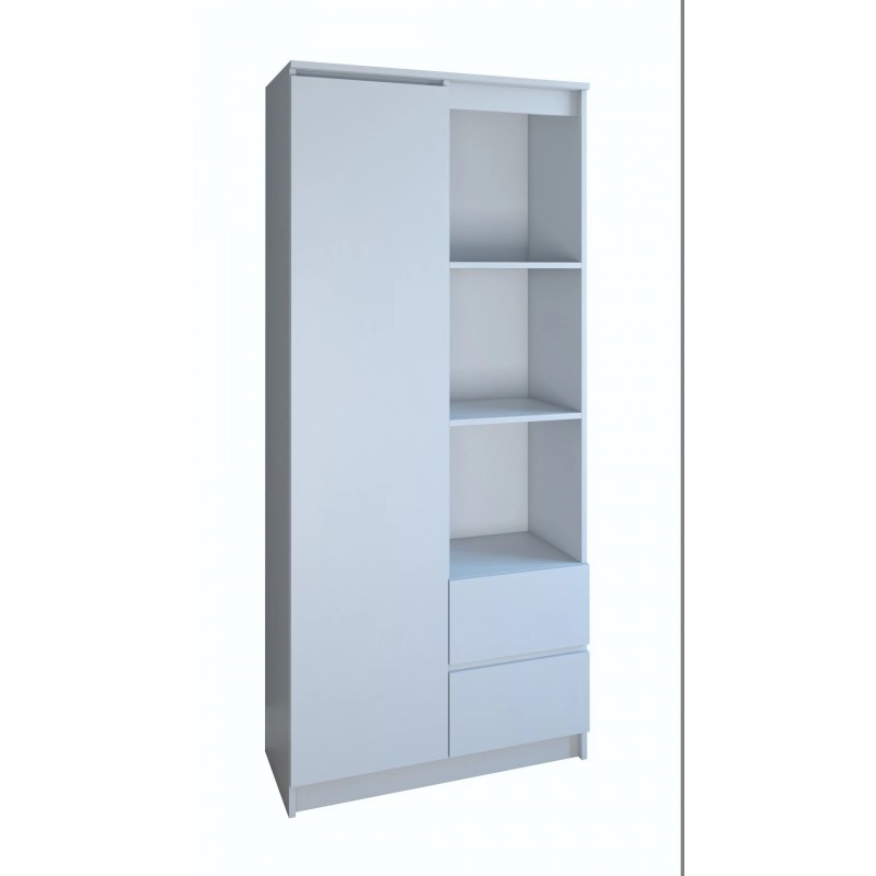 Topeshop RS-80 BILY BIEL biroja grāmatu
