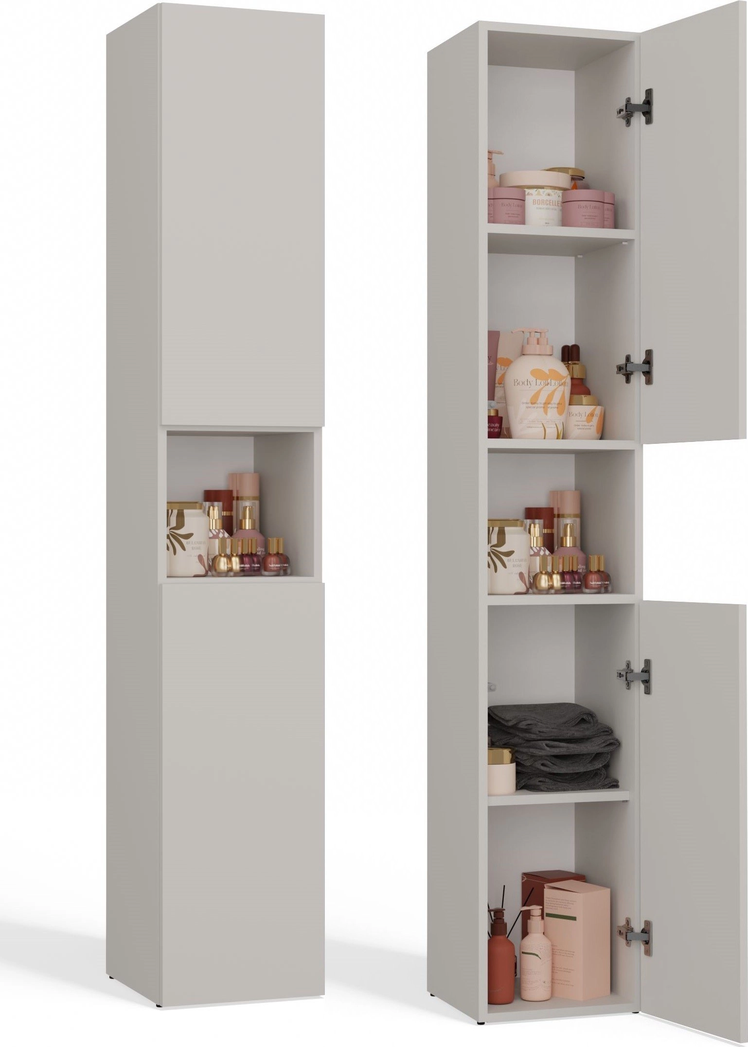 NEL BATHROOM POLE IN CASHMERE COLOUR