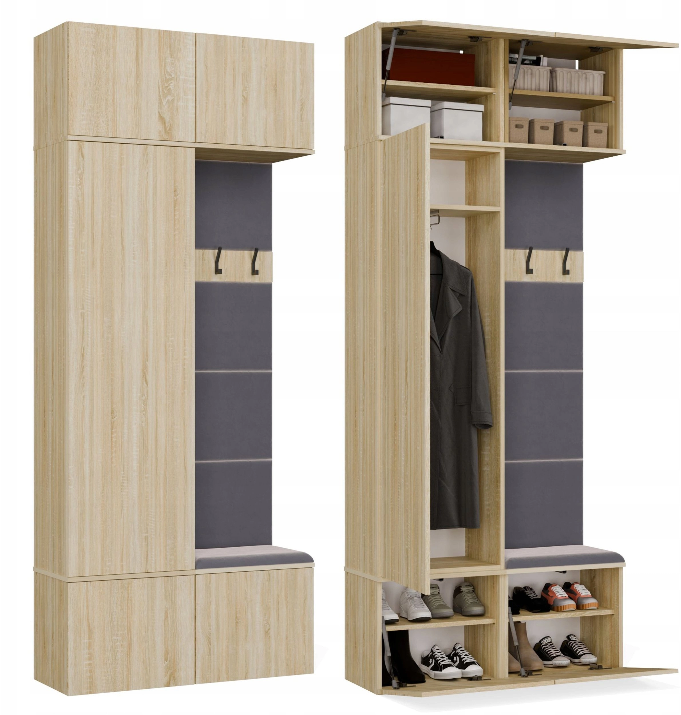 Topeshop Wardrobe Wardrobe + Hanger HAGA