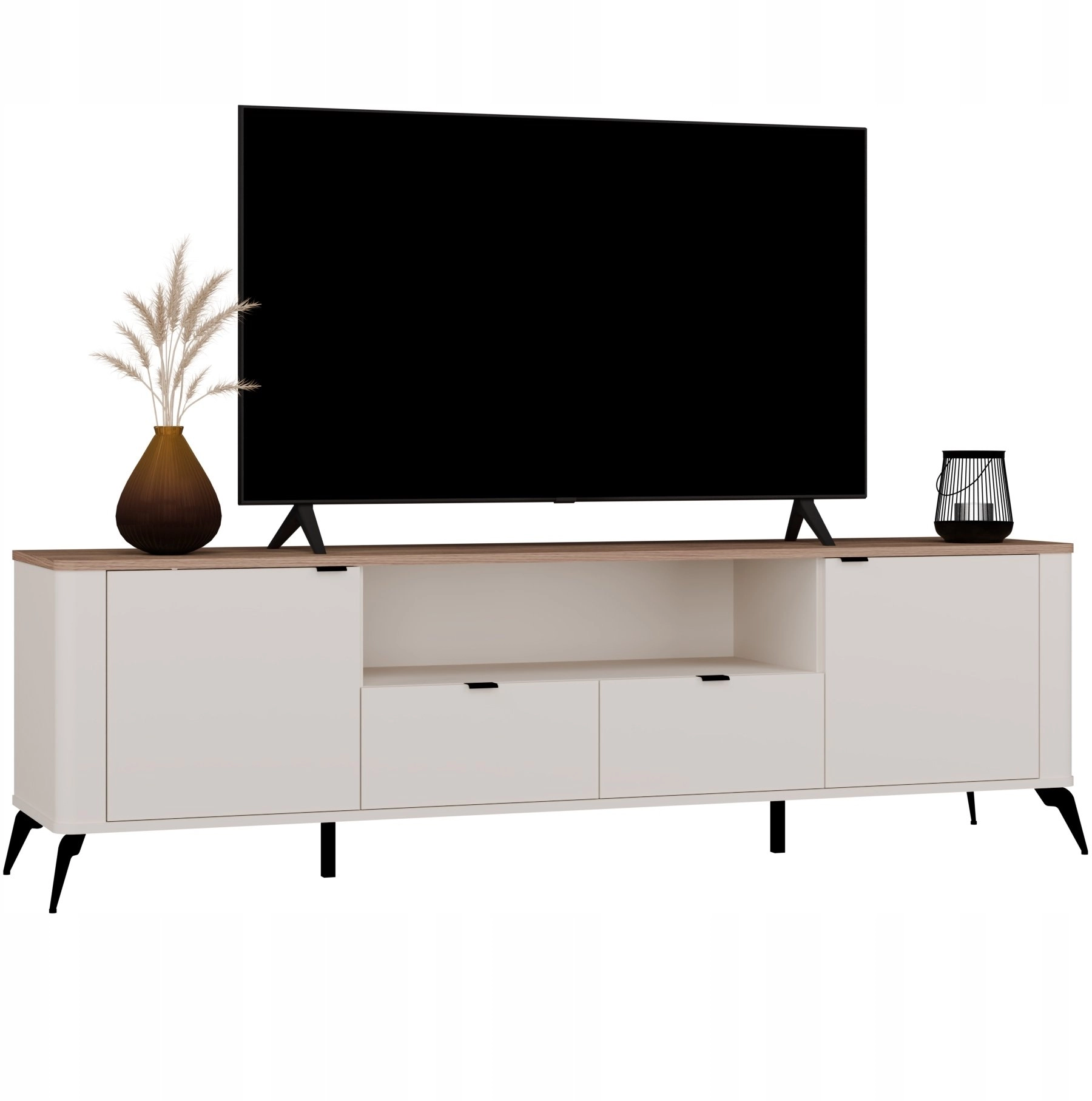 Topeshop TV stand CORDOBA 2S2S Cashmere