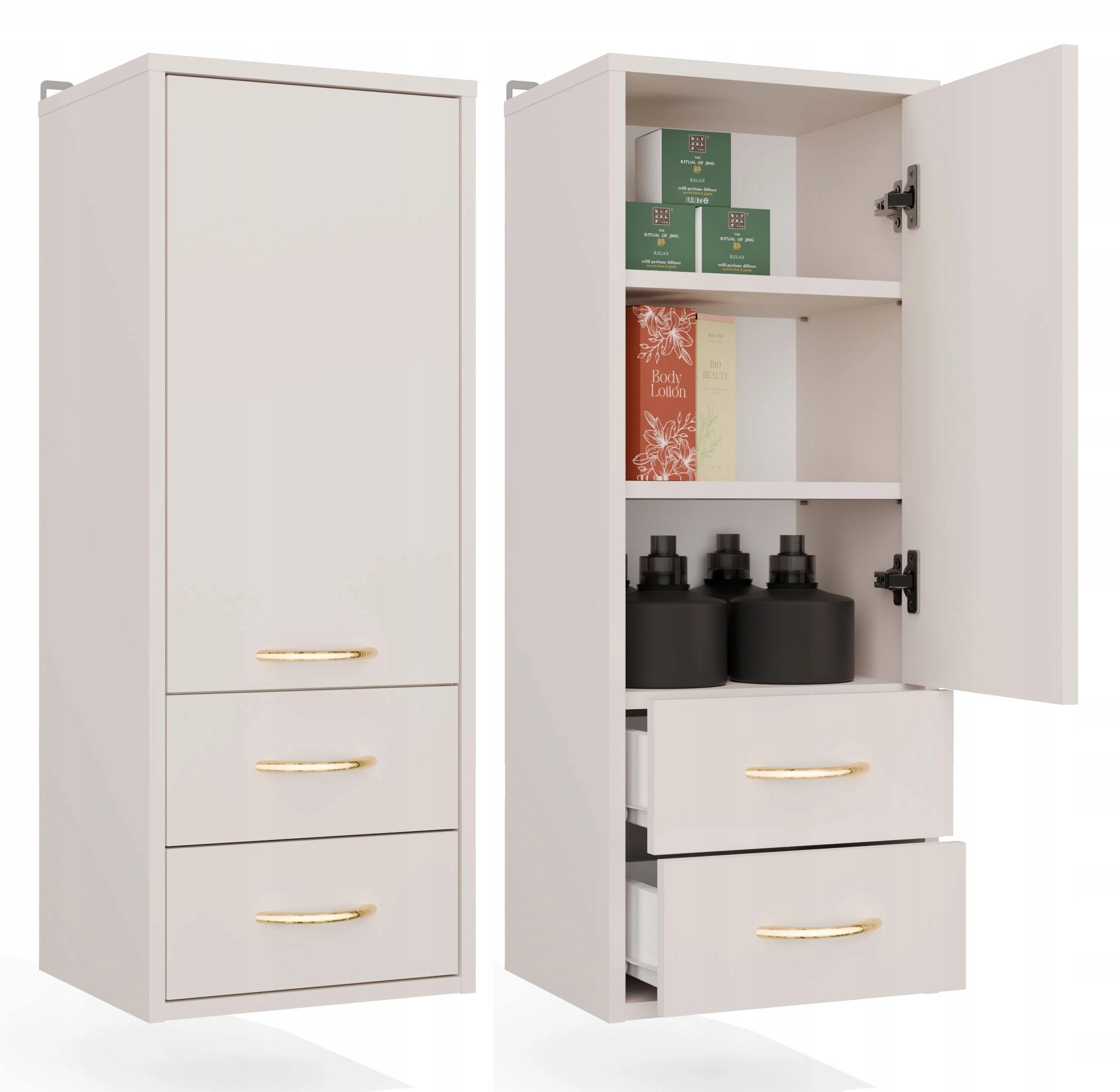 Topeshop NINA W1D2S KASHMIR bathroom pedestal