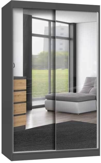 Topeshop Wardrobe IGA 120/A ANTHRACITE 2