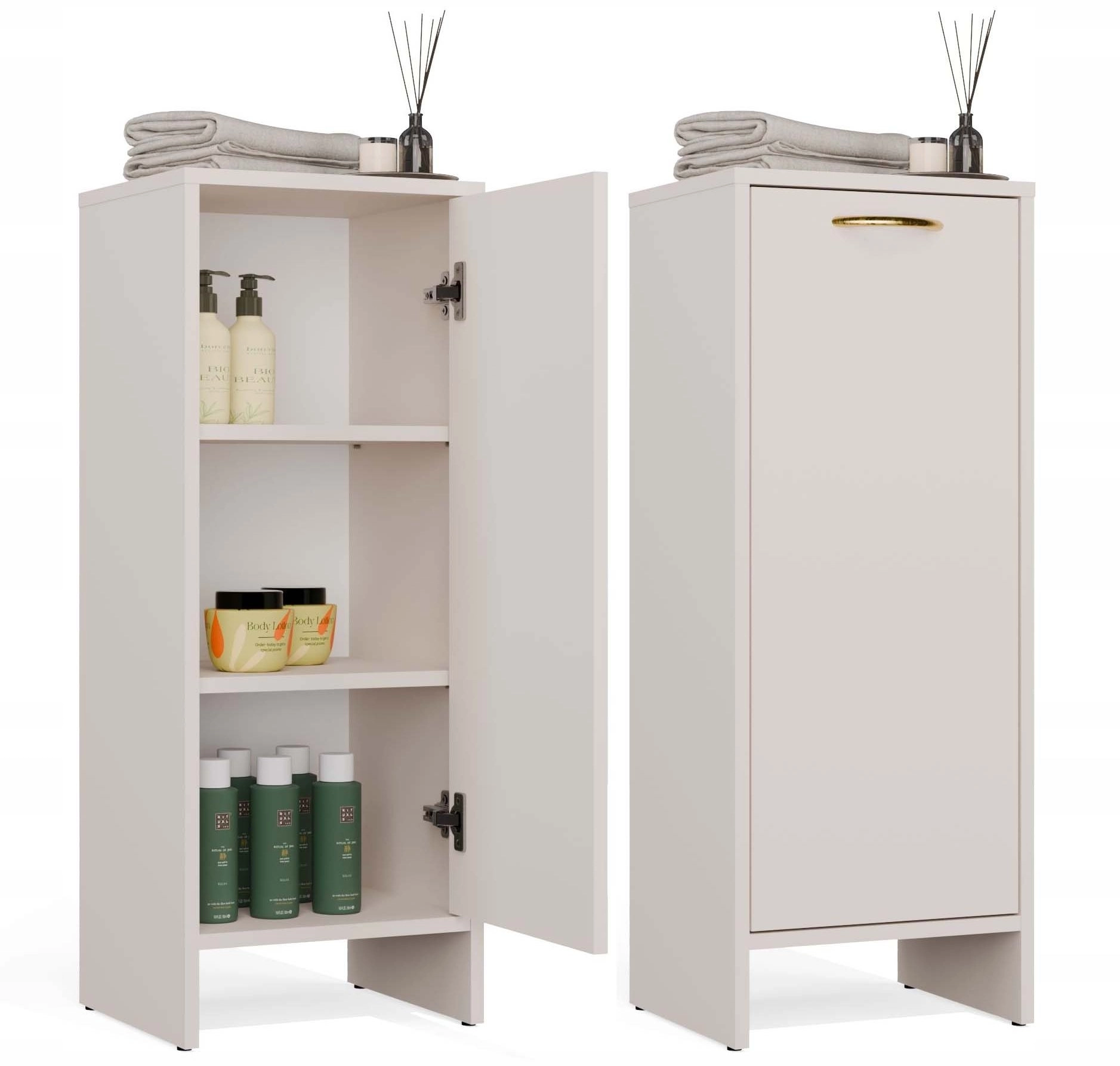 Topeshop NINA 1D Cashmere Bathroom Cabinet
