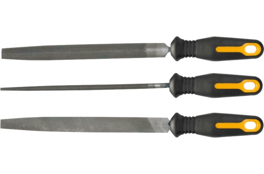 Topex Pilniki do metalu komplet 3