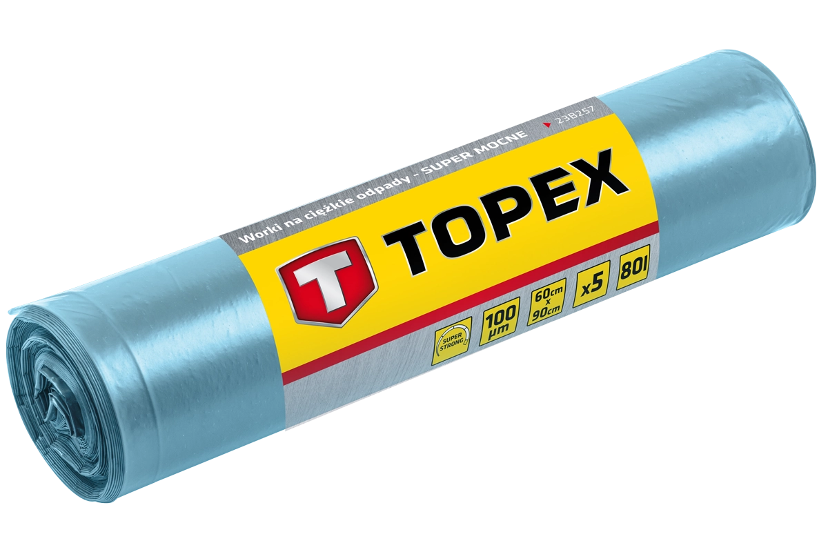 Topex Heavy waste bags 80L 5piece