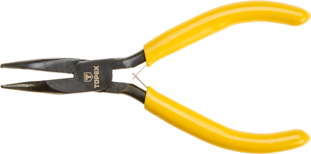 Topex Szczypce precyzyjne wydłużone wygięte 140mm